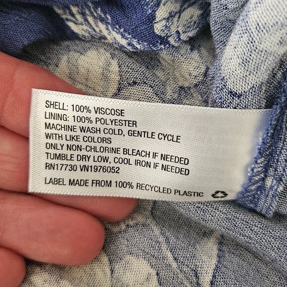 Xhilaration Blue Off Shoulder Maxi Sundress Size S - Picture 6 of 6